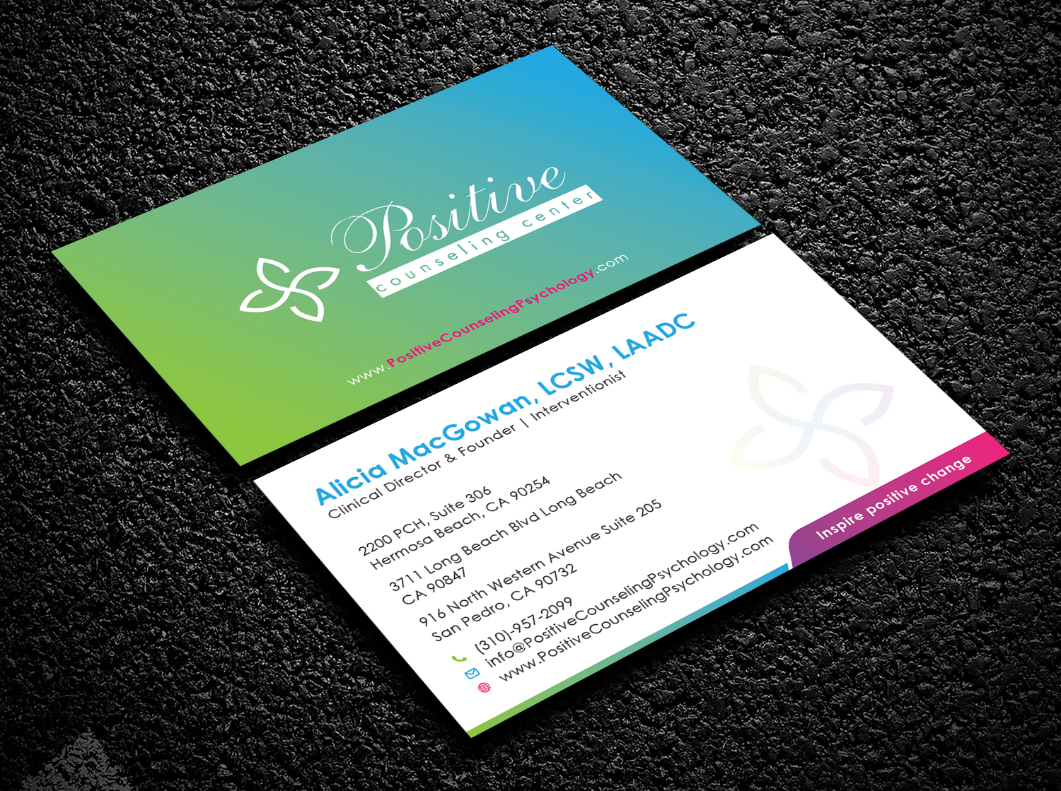 Visitenkarten-Design von Bold Pixels für Recovery NOW Licensed Clinical Social Worker, Inc. | Design #22382913
