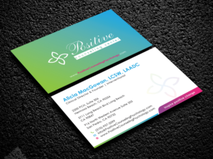 Business Card Design by Bold Pixels for Recovery NOW Licensed Clinical Social Worker, Inc. | Design: #22382913