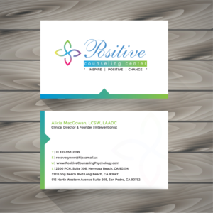 Business Card Design by Mohamed_Nimhas for Recovery NOW Licensed Clinical Social Worker, Inc. | Design: #22380931