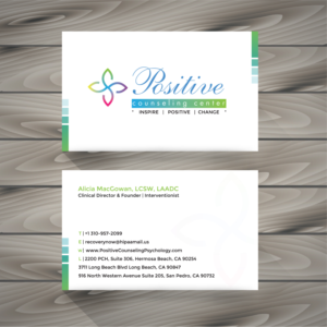 Business Card Design by Mohamed_Nimhas for Recovery NOW Licensed Clinical Social Worker, Inc. | Design: #22380932