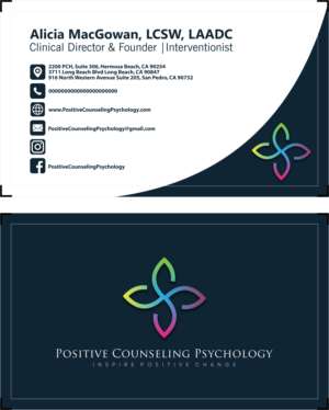 Visitenkarten-Design von coolzoomean für Recovery NOW Licensed Clinical Social Worker, Inc. | Design #22380163