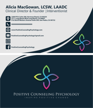 Business Card Design by coolzoomean for Recovery NOW Licensed Clinical Social Worker, Inc. | Design: #22380164