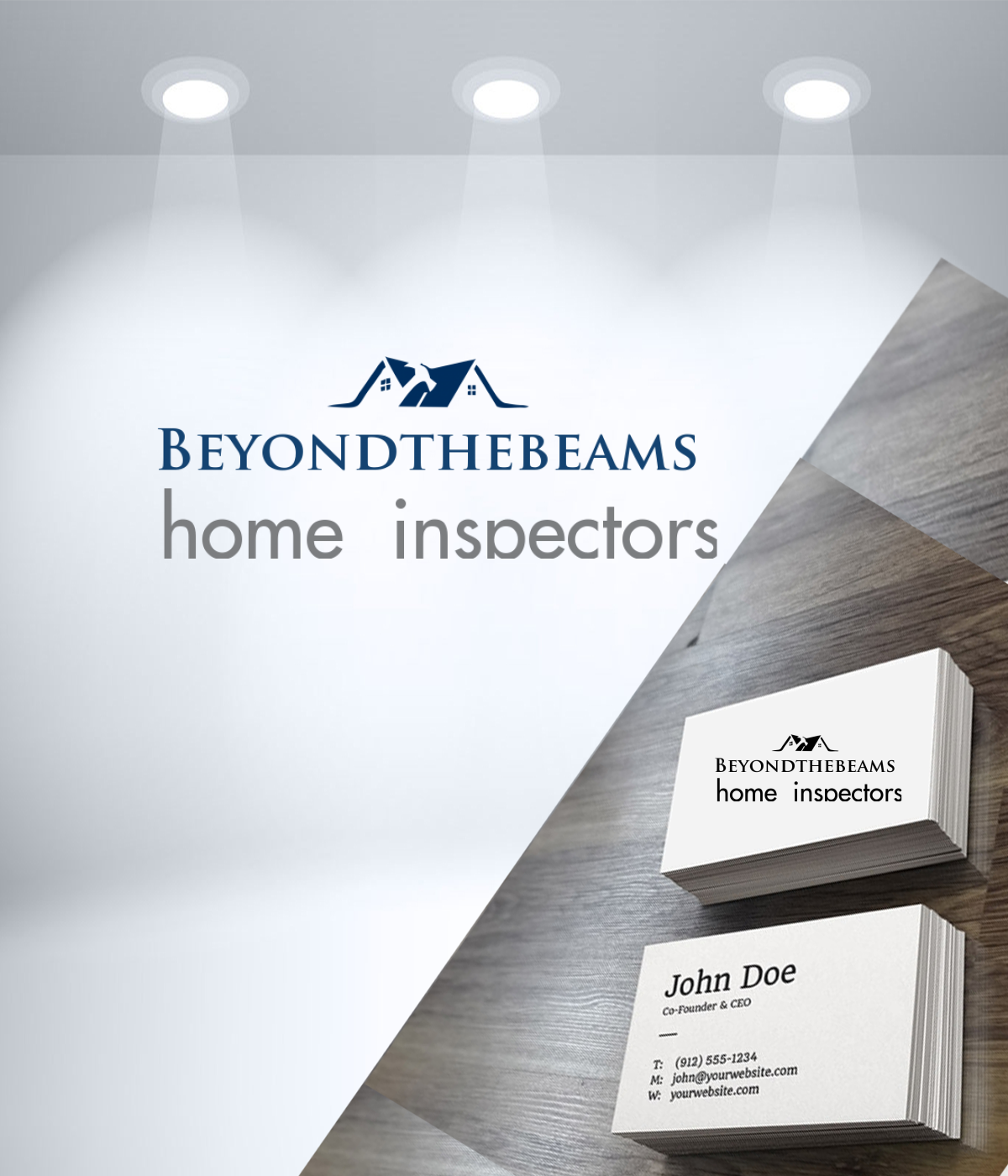 Modern, Elegant, Home Inspection Logo Design for Beyondthebeams home