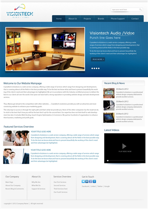 Web Design by pb for this project | Design: #703689