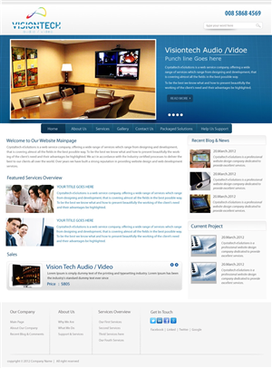 Web Design by pb for this project | Design: #717852