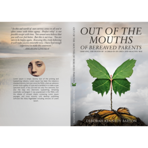 This is a book by, for and about bereaved parents and grandparents | Book Cover Design by Tatlin