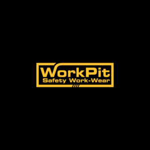 The WorkPit    (as the main logo) then underneath in smaller text the words:Safety Work-Wear  | Logo Design by sushsharma99