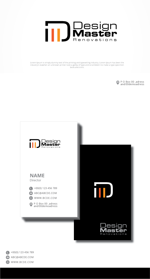 Logo-Design von graphicevolution für DesignMaster Renovations | Design #22398490