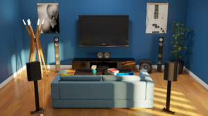 5.1 Surround Sound Living Room | 3D Design by MK-3D