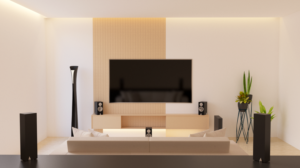 5.1 Surround Sound Living Room | 3D Design by nafizrahat