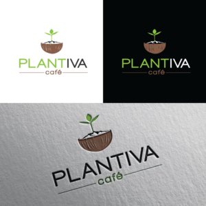 Plantiva café | Logo Design by Rii