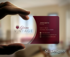 Lifetime Vintage: the premier wine registry  - (need business cards) | Visitenkarten-Design von SL Designer