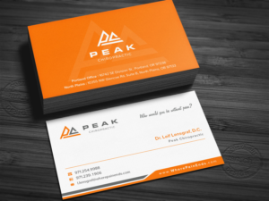Visitenkarten-Design von KZTdesign für Peak Chiropractic | Design: #22425246