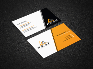 Visitenkarten-Design von Pointless Pixels India für Peak Chiropractic | Design #22422730