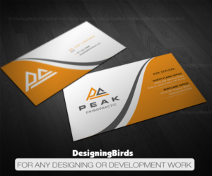 Design de Carte de Visite par Designing Birds pour Peak Chiropractic | Design : #22405789