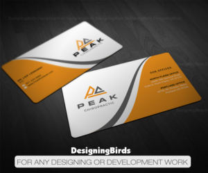 Design de Carte de Visite par Designing Birds pour Peak Chiropractic | Design : #22405790
