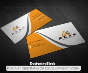 Design de Carte de Visite par Designing Birds pour Peak Chiropractic | Design : #22405791