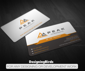 Design de Carte de Visite par Designing Birds pour Peak Chiropractic | Design : #22422758