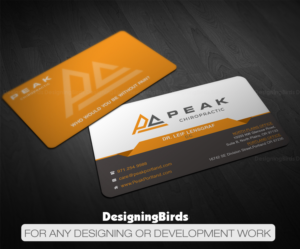 Design de Carte de Visite par Designing Birds pour Peak Chiropractic | Design : #22422759