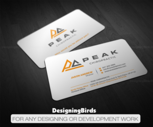 Design de Carte de Visite par Designing Birds pour Peak Chiropractic | Design : #22454785