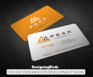 Design de Carte de Visite par Designing Birds pour Peak Chiropractic | Design : #22454786