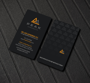 Business Card Design by Creations Box 2015 for Peak Chiropractic | Design: #22403727