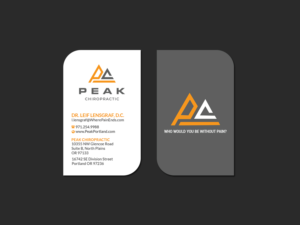 Business Card Design by Creations Box 2015 for Peak Chiropractic | Design: #22405470