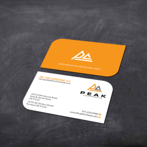 Business Card Design by Creations Box 2015 for Peak Chiropractic | Design: #22405473