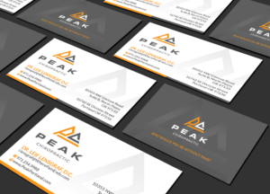 Business Card Design by Creations Box 2015 for Peak Chiropractic | Design: #22405475