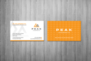 Business Card Design by Creations Box 2015 for Peak Chiropractic | Design: #22405497