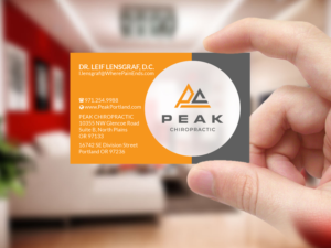 Business Card Design by Creations Box 2015 for Peak Chiropractic | Design: #22405612