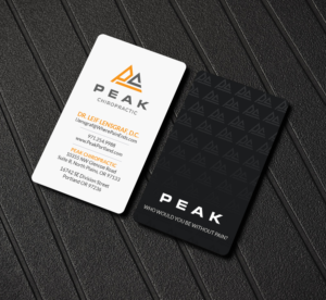 Business Card Design by Creations Box 2015 for Peak Chiropractic | Design: #22415900