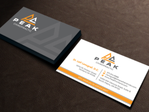 Design de Carte de Visite par LAXMI DESIGNHUB pour Peak Chiropractic | Design : #22395436