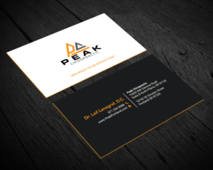 Business Card Design by chandrayaan.creative for Peak Chiropractic | Design: #22393979