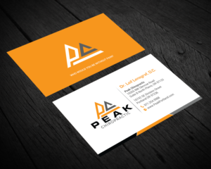 Business Card Design by chandrayaan.creative for Peak Chiropractic | Design: #22393986