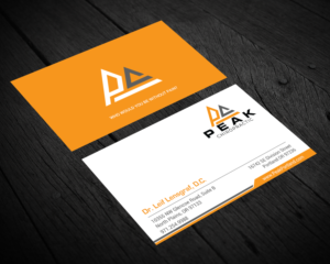 Business Card Design by chandrayaan.creative for Peak Chiropractic | Design: #22393990