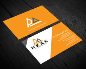 Business Card Design by chandrayaan.creative for Peak Chiropractic | Design: #22393995