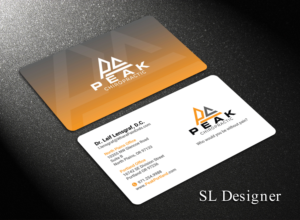 Visitenkarten-Design von SL Designer für Peak Chiropractic | Design: #22397867