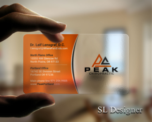 Chiropractic healthcare group business card | Business Card Design by SL Designer