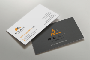 Design de Carte de Visite par mdreyad pour Peak Chiropractic | Design : #22443980
