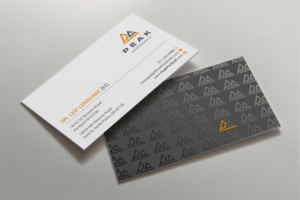 Design de Carte de Visite par mdreyad pour Peak Chiropractic | Design : #22443992