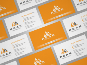 Design de Carte de Visite par mdreyad pour Peak Chiropractic | Design : #22479882