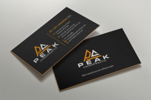Design de Carte de Visite par mdreyad pour Peak Chiropractic | Design : #22481236