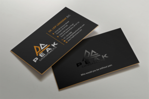Design de Carte de Visite par mdreyad pour Peak Chiropractic | Design : #22481237