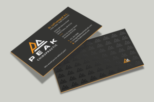 Business Card Design by Tripti Ranjan Gain for Peak Chiropractic | Design: #22394545