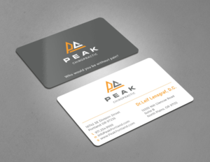 Business Card Design by Tripti Ranjan Gain for Peak Chiropractic | Design: #22394592