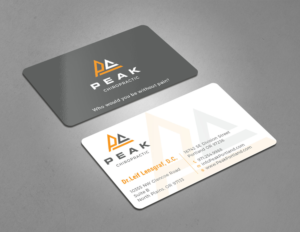 Visitenkarten-Design von Tripti Ranjan Gain für Peak Chiropractic | Design: #22394594