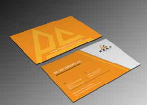Visitenkarten-Design von Shaza Albero für Peak Chiropractic | Design: #22439883