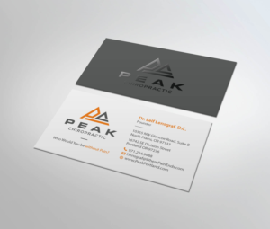 Visitenkarten-Design von MDesign für Peak Chiropractic | Design: #22417090