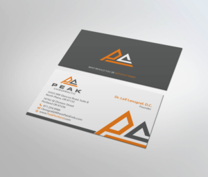 Visitenkarten-Design von MDesign für Peak Chiropractic | Design: #22417092